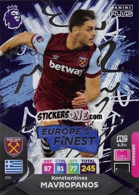 Cromo Konstantínos Mavropános - English Premier League 2023-2024. Adrenalyn XL Plus
 - Topps