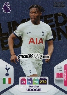 Sticker Destiny Udogie - English Premier League 2023-2024. Adrenalyn XL Plus
 - Topps