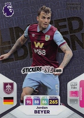 Sticker Jordan Beyer - English Premier League 2023-2024. Adrenalyn XL Plus
 - Topps