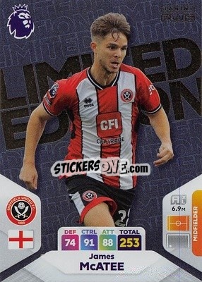 Sticker James McAtee - English Premier League 2023-2024. Adrenalyn XL Plus
 - Topps