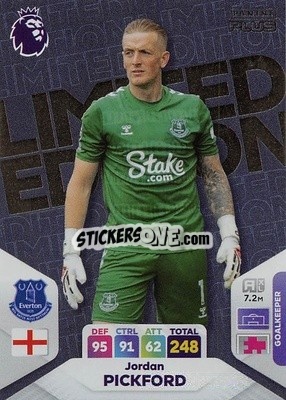 Sticker Jordan Pickford - English Premier League 2023-2024. Adrenalyn XL Plus
 - Topps
