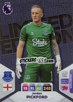 Sticker Jordan Pickford - English Premier League 2023-2024. Adrenalyn XL Plus
 n. LE-JP - Topps