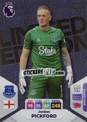 Cromo Jordan Pickford - English Premier League 2023-2024. Adrenalyn XL Plus
 - Topps