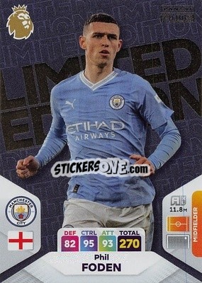 Sticker Phil Foden - English Premier League 2023-2024. Adrenalyn XL Plus
 n. LE-PF - Topps