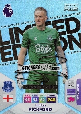 Sticker Jordan Pickford - English Premier League 2023-2024. Adrenalyn XL Plus
 - Topps