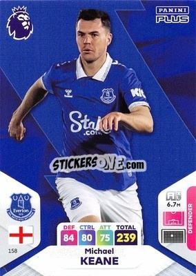 Sticker Michael Keane - English Premier League 2023-2024. Adrenalyn XL Plus
 n. 158 - Topps