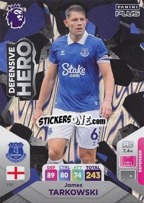 Cromo James Tarkowski - English Premier League 2023-2024. Adrenalyn XL Plus
 - Topps