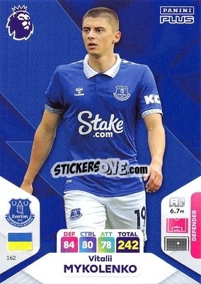 Sticker Vitalii Mykolenko - English Premier League 2023-2024. Adrenalyn XL Plus
 - Topps