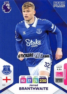 Cromo Jarrad Branthwaite - English Premier League 2023-2024. Adrenalyn XL Plus
 n. 163 - Topps