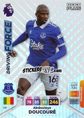 Sticker Abdoulaye Doucouré - English Premier League 2023-2024. Adrenalyn XL Plus
 n. 166 - Topps