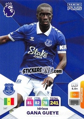 Sticker Idrissa Gana Gueye - English Premier League 2023-2024. Adrenalyn XL Plus
 - Topps