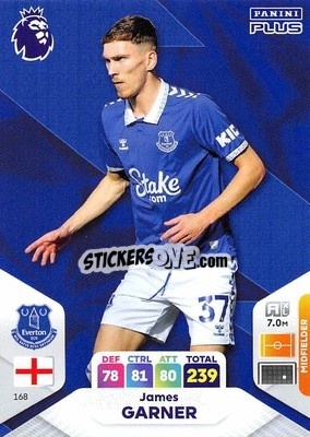 Sticker James Garner - English Premier League 2023-2024. Adrenalyn XL Plus
 n. 168 - Topps