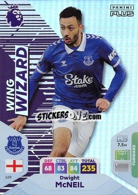 Sticker Dwight McNeil - English Premier League 2023-2024. Adrenalyn XL Plus
 n. 169 - Topps