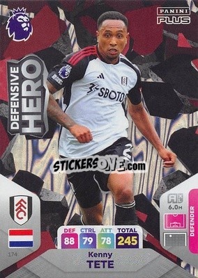 Sticker Kenny Tete - English Premier League 2023-2024. Adrenalyn XL Plus
 - Topps