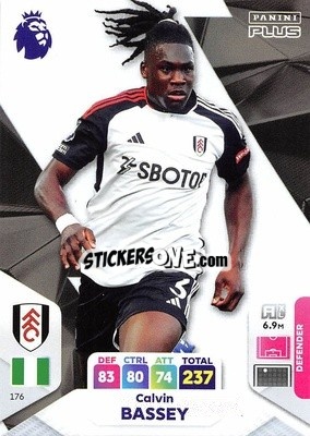 Sticker Calvin Bassey - English Premier League 2023-2024. Adrenalyn XL Plus
 n. 176 - Topps