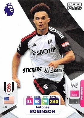 Sticker Antonee Robinson - English Premier League 2023-2024. Adrenalyn XL Plus
 n. 181 - Topps
