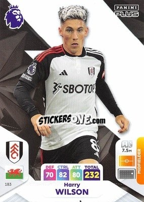 Sticker Harry Wilson - English Premier League 2023-2024. Adrenalyn XL Plus
 - Topps