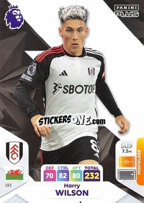 Sticker Harry Wilson - English Premier League 2023-2024. Adrenalyn XL Plus
 n. 183 - Topps