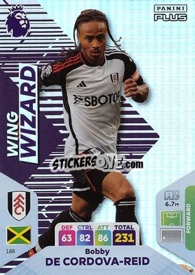 Sticker Bobby De Cordova-Reid - English Premier League 2023-2024. Adrenalyn XL Plus
 n. 188 - Topps