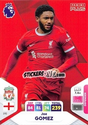 Sticker Joe Gomez - English Premier League 2023-2024. Adrenalyn XL Plus
 - Topps