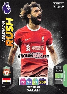 Cromo Mohamed Salah - English Premier League 2023-2024. Adrenalyn XL Plus
 - Topps
