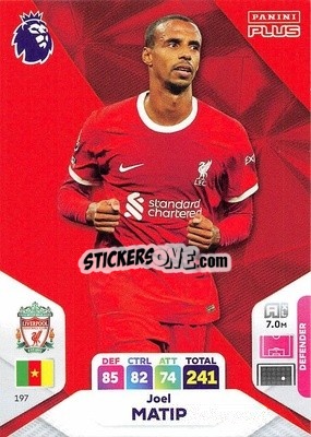 Sticker Joel Matip - English Premier League 2023-2024. Adrenalyn XL Plus
 - Topps