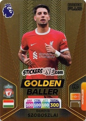 Sticker Dominik Szoboszlai - English Premier League 2023-2024. Adrenalyn XL Plus
 - Topps
