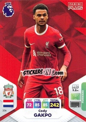 Figurina Cody Gakpo - English Premier League 2023-2024. Adrenalyn XL Plus
 - Topps