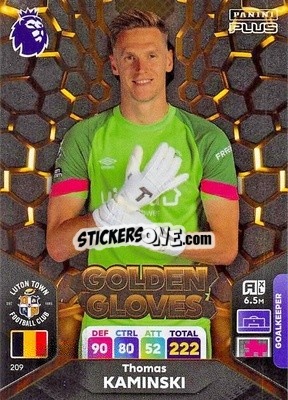 Sticker Thomas Kaminski - English Premier League 2023-2024. Adrenalyn XL Plus
 n. 209 - Topps