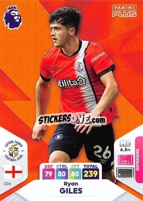 Sticker Ryan Giles - English Premier League 2023-2024. Adrenalyn XL Plus
 - Topps