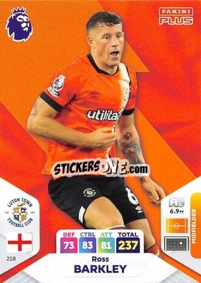 Sticker Ross Barkley - English Premier League 2023-2024. Adrenalyn XL Plus
 n. 218 - Topps