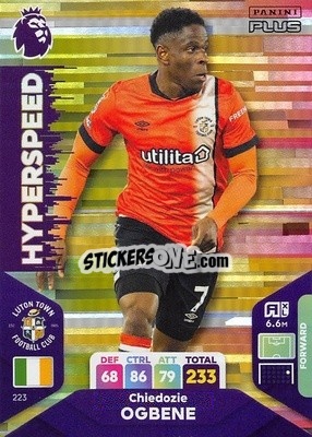 Figurina Chiedozie Ogbene - English Premier League 2023-2024. Adrenalyn XL Plus
 n. 223 - Topps