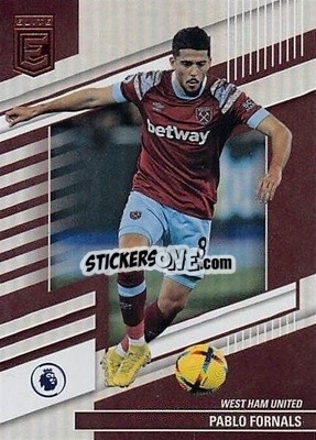 Sticker Pablo Fornals - Donruss Elite Premier League 2022-2023
 n. 187 - Panini