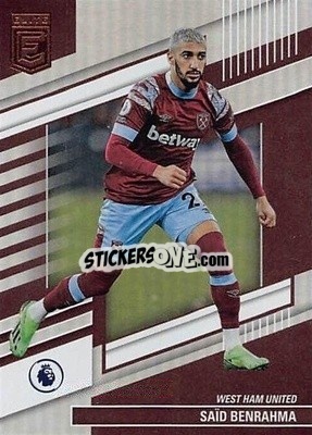 Sticker Said Benrahma - Donruss Elite Premier League 2022-2023
 - Panini