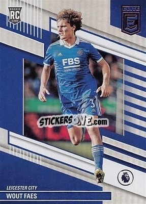 Sticker Wout Faes - Donruss Elite Premier League 2022-2023
 - Panini