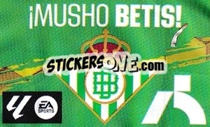 Cromo Escudo Real Betis