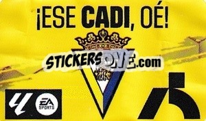 Sticker Escudo Cádiz CF - LaLiga 2023-2024
 n. E7 - Panini