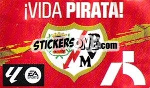Sticker Escudo Rayo Vallecano - LaLiga 2023-2024
 n. E16 - Panini