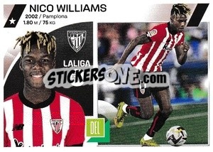 Sticker Nico Williams (17) - LaLiga 2023-2024
 n. 88 - Panini