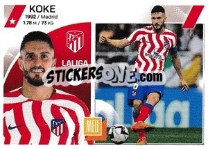 Sticker Koke (11) - LaLiga 2023-2024
 n. 111 - Panini
