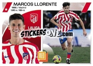 Cromo Marcos Llorente (12) - LaLiga 2023-2024
 - Panini