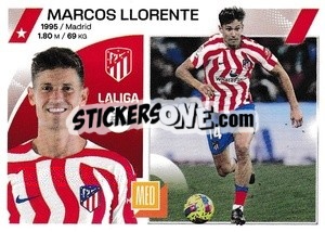 Sticker Marcos Llorente (12) - LaLiga 2023-2024
 n. 112 - Panini