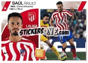 Sticker Saúl Ñíguez (13) - LaLiga 2023-2024
 n. 113 - Panini