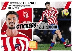 Cromo Rodrigo De Paul (14) - LaLiga 2023-2024
 - Panini