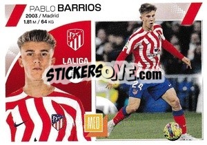 Sticker Pablo Barrios (15B) - LaLiga 2023-2024
 - Panini
