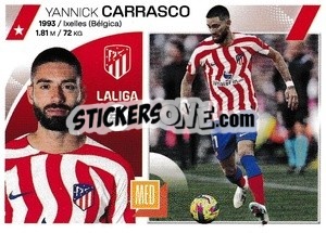 Sticker Yannick Carrasco (16) - LaLiga 2023-2024
 n. 117 - Panini