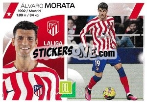Cromo Álvaro Morata (20) - LaLiga 2023-2024
 - Panini