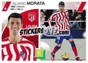 Sticker Álvaro Morata (20) - LaLiga 2023-2024
 n. 121 - Panini