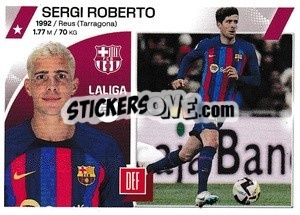 Sticker Sergi Roberto (5) - LaLiga 2023-2024
 n. 135 - Panini