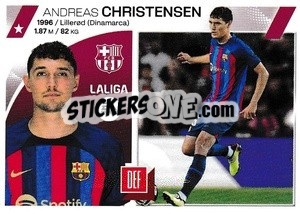 Sticker Andreas Christensen (6) - LaLiga 2023-2024
 n. 136 - Panini